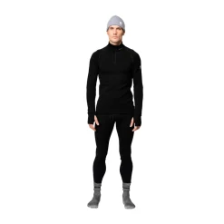 Clearance Expedition Merino 235 Zip Neck trøje, herre (Black) Undertøj·Skiundertøj|Skitøj·Skiundertøj