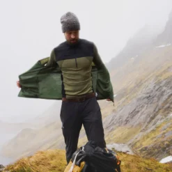 New Lauparen Merino 190 Shirt, herre (Ink Lichen) Undertøj·Uldundertrøjer|Undertøj·Uldundertøj