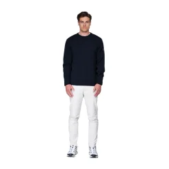 Hot Nansen Refined Sweater (Navy) Dame Overdele·Striktrøjer & Sweaters|Overdele·Striktrøjer & Sweaters