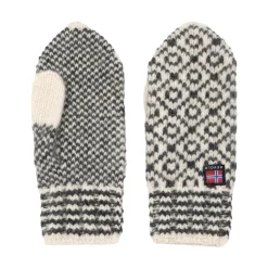 Sale Svalbard Wool Mitten (Offwhite / Anthracite) Dame Handsker ·Luffer|Handsker ›
