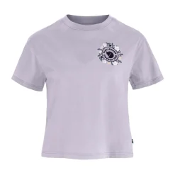 Hot Fjällräven Fjällblomster Logo T-shirt, dame (Lavender Mist) Dame Overdele·T-Shirts & Toppe