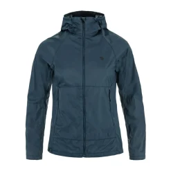 Clearance Fjällräven Keb Lätt Wind Jacket, dame (Mountain Blue) Dame Jakker·Overgangsjakke|Jakker·Vindjakke