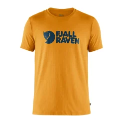 Clearance Fjällräven Logo T-shirt, herre (Ochre) Overdele·T-Shirts