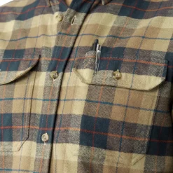 Online Fjällräven Singi Heavy Flannel Skjorte, herre (Dark Sand) Overdele·Skovmandsskjorter