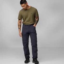 Discount Fjällräven Travellers MT Zip-Off Bukser, herre (Dark Navy) Bukser & Shorts·Vandrebukser|Bukser & Shorts·Zip-Off Bukser