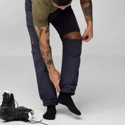 Discount Fjällräven Travellers MT Zip-Off Bukser, herre (Dark Navy) Bukser & Shorts·Vandrebukser|Bukser & Shorts·Zip-Off Bukser