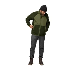 Discount Fjällräven Vardag Pile Fleece, herre (Deep Forest / Laurel Green) Overdele·Fleecetrøjer|Jakker·Overgangsjakke