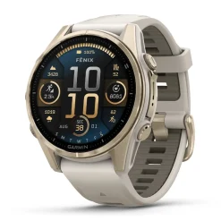 Fenix 8 AMOLED Sapphire, 43 mm (Soft Gold) Gps-Ure