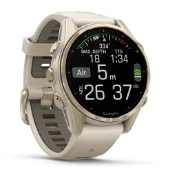 Fenix 8 AMOLED Sapphire, 43 mm (Soft Gold) Gps-Ure