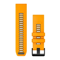 Discount 26mm QuickFit Silicone urrem (Spark Orange / Graphite) Urremme