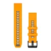 Outlet QuickFit 22mm silikone urrem (Spark Orange / Graphite) Urremme