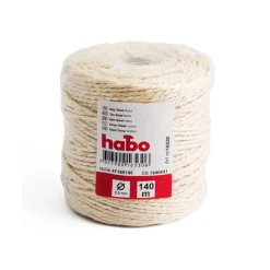 Discount Habo Sisal Ø2mm /3-slået, 140m Reb & Tov|Det Danske Spejderkorps ›