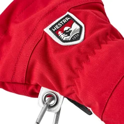 New Army Leather Heli Ski 5-finger skihandsker (Red) Dame Handsker ·Fingerhandsker|Handsker ›