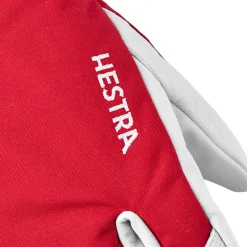 Clearance Army Leather Heli Ski 3-finger skihandske (Red) Dame Handsker ·Vandtætte Handsker & Luffer|Handsker ·Luffer