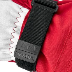 Clearance Army Leather Heli Ski 3-finger skihandske (Red) Dame Handsker ·Vandtætte Handsker & Luffer|Handsker ·Luffer