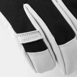 New Army Leather Heli Ski 5-finger skihandske (Black) Dame Handsker ›|Skitøj·Skihandsker