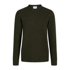 Online Klitmøller Collective Aage Knit Sweater, herre (Olive) Overdele·Striktrøjer & Sweaters|Overdele·T-Shirts