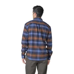 Clearance Klitmøller Collective Bobby Shirt, herre (Navy Rust Check) Overdele·Skovmandsskjorter