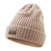 Outlet Klitmøller Collective Heavy Rib Beanie (Sand) Dame Huer|Huer