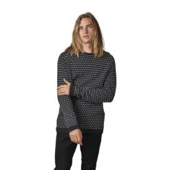 Clearance Klitmøller Collective Hugo Knit Sweater, herre (Olive Cream) Overdele·Striktrøjer & Sweaters