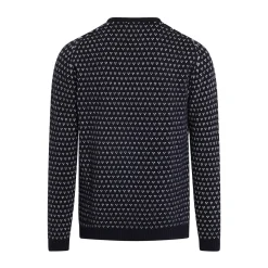 New Klitmøller Collective Hugo Knit sweater (Navy Cream) Overdele·Striktrøjer & Sweaters