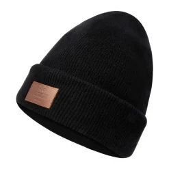 Clearance Klitmøller Collective Rib Beanie (Black) Dame Huer|Huer