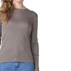 New Klitmøller Collective Selma LS T-shirt, dame (Taupe) Dame Overdele·T-Shirts & Toppe