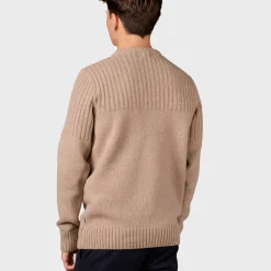 Hot Klitmøller Collective Søren Knit sweater, herre (Sand) Overdele·Striktrøjer & Sweaters
