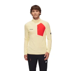 Hot Aenergy Light Half Zip, herre (Alvatern Red) Overdele·Striktrøjer & Sweaters