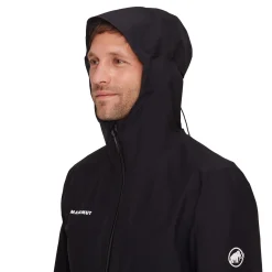 Hot Alto Light HS Hooded regnjakke, herre (Black) Regntøj·|Jakker·Regnjakker