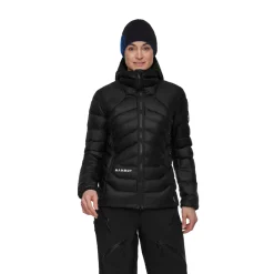 Hot Eiger Nordwand Light Down IN Hooded Dunjakke, dame (Black) Dame Jakker·Overgangsjakke|Jakker·Dun- & Fiberjakker