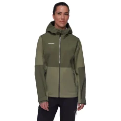 Sale Linard Guide HS Hooded Skaljakke, dame (Dark Marsh) Dame Regntøj|Jakker·Overgangsjakke