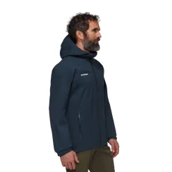 New Linard Guide HS Hooded Jakke, herre (Marine) Regntøj·|Jakker·Regnjakker
