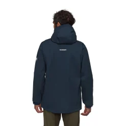 New Linard Guide HS Hooded Jakke, herre (Marine) Regntøj·|Jakker·Regnjakker