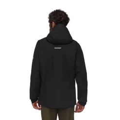 Outlet Linard Guide HS Hooded Skaljakke, herre (Black) Regntøj·|Jakker·Regnjakker