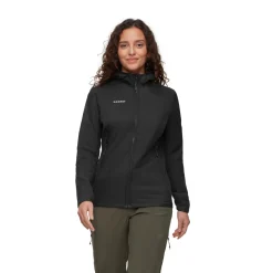 Hot Rime Light IN Hybrid Hooded Softshell, dame (Black) Dame Regntøj|Jakker·Overgangsjakke