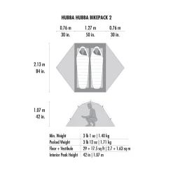 Clearance Hubba Hubba Bikepack 2 telt, 2 personer Kuppeltelte|Letvægtstelte & Tarps