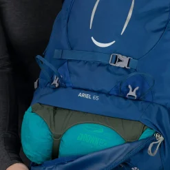 Ariel 65 L vandrerygsæk, dame (Ceramic Blue) Rejse & Weekend|Backpackerrygsække