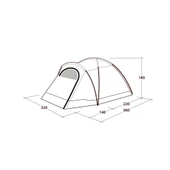 Discount Cloud 5 campingtelt (Green) Kuppeltelte|Glamping Telte