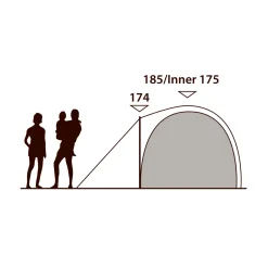 Discount Cloud 5 campingtelt (Green) Kuppeltelte|Glamping Telte
