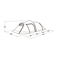 Clearance Earth 3 plus campingtelt, 3 personer Camping- & Familietelte