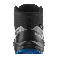 Clearance Youth XA Pro V8 Mid CSWP vandrestøvle, junior (Black/Blue) Børn Vandrestøvler