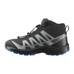 Clearance Youth XA Pro V8 Mid CSWP vandrestøvle, junior (Black/Blue) Børn Vandrestøvler