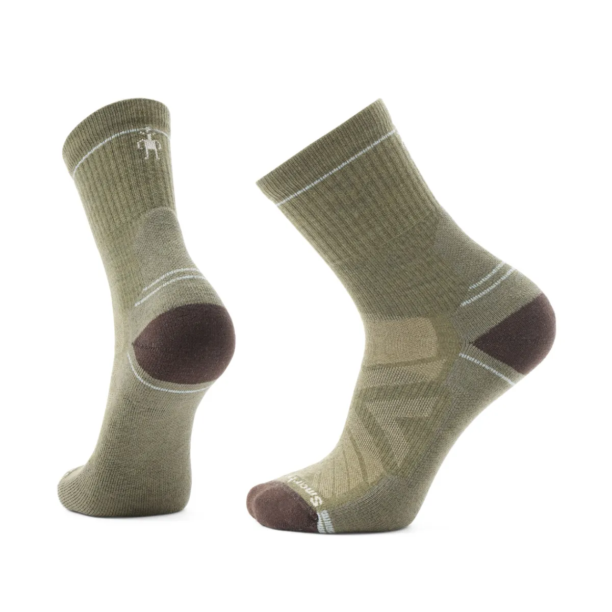 Discount Hike Light Cushion Mid Crew Vandresok, herre (Winter Moss) Sokker·