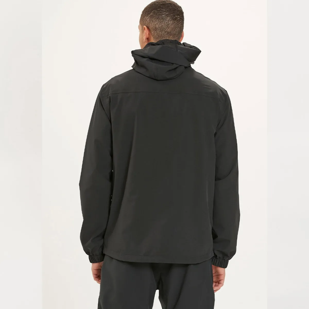 Delton regnjakke, herre (Black) Regntøj·|Jakker·Regnjakker