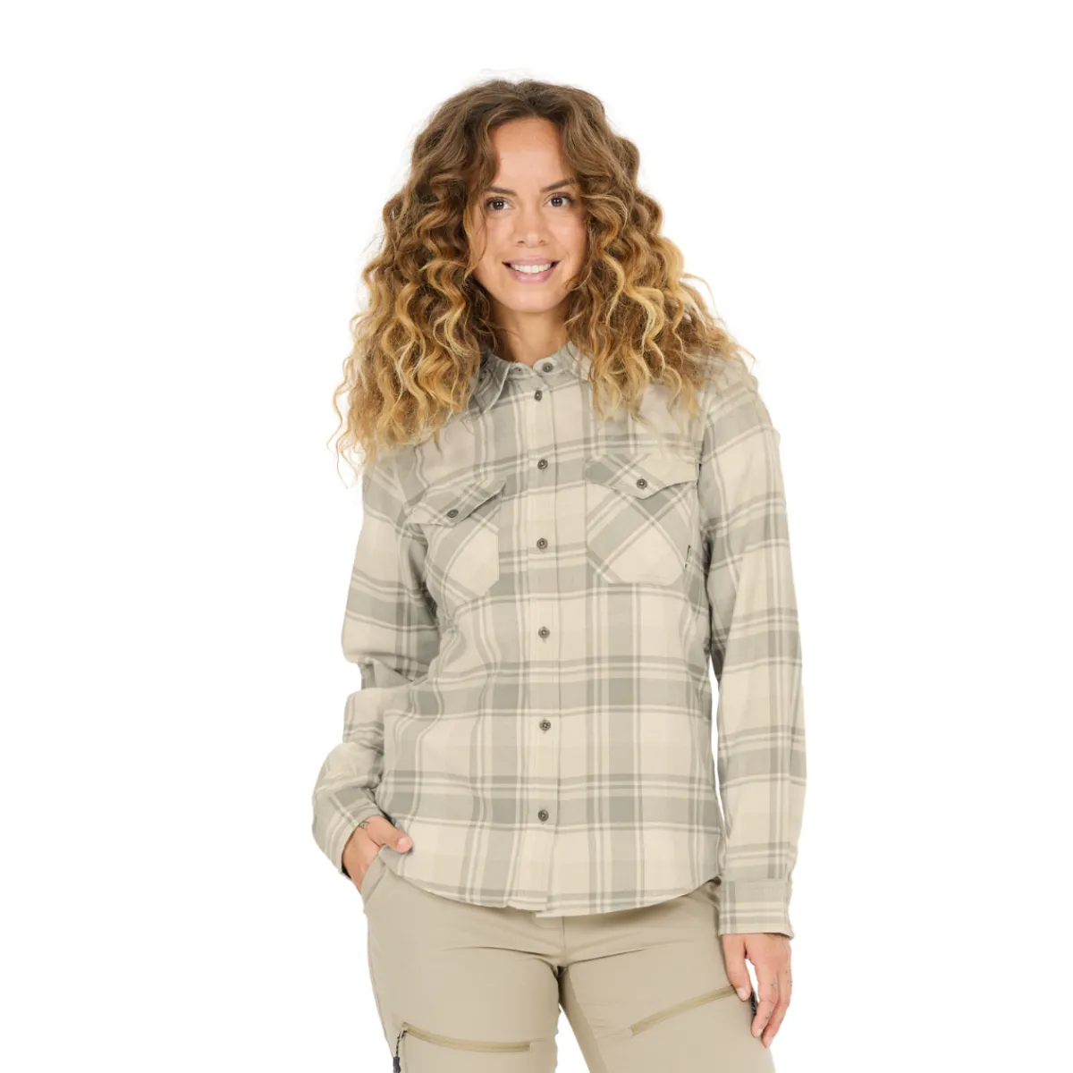 New Bargo LS Skjorte, dame (Seagrass) Dame Overdele·Skovmandsskjorter