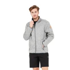 Outlet Sampton Fleece, herre (Light Grey) Overdele·Fleecetrøjer