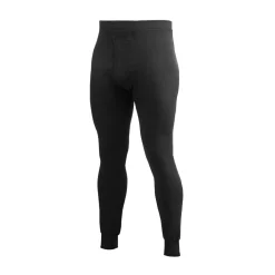 New Long Johns w/Fly 200 uldunderbukser, herre (Black) Dame Undertøj·Lange Underbukser|Undertøj·Skiundertøj