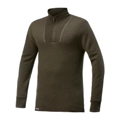 Outlet Zip Turtleneck 200 uldundertrøje, unisex (Pine Green) Dame Undertøj·Uldundertrøjer|Undertøj·Skiundertøj